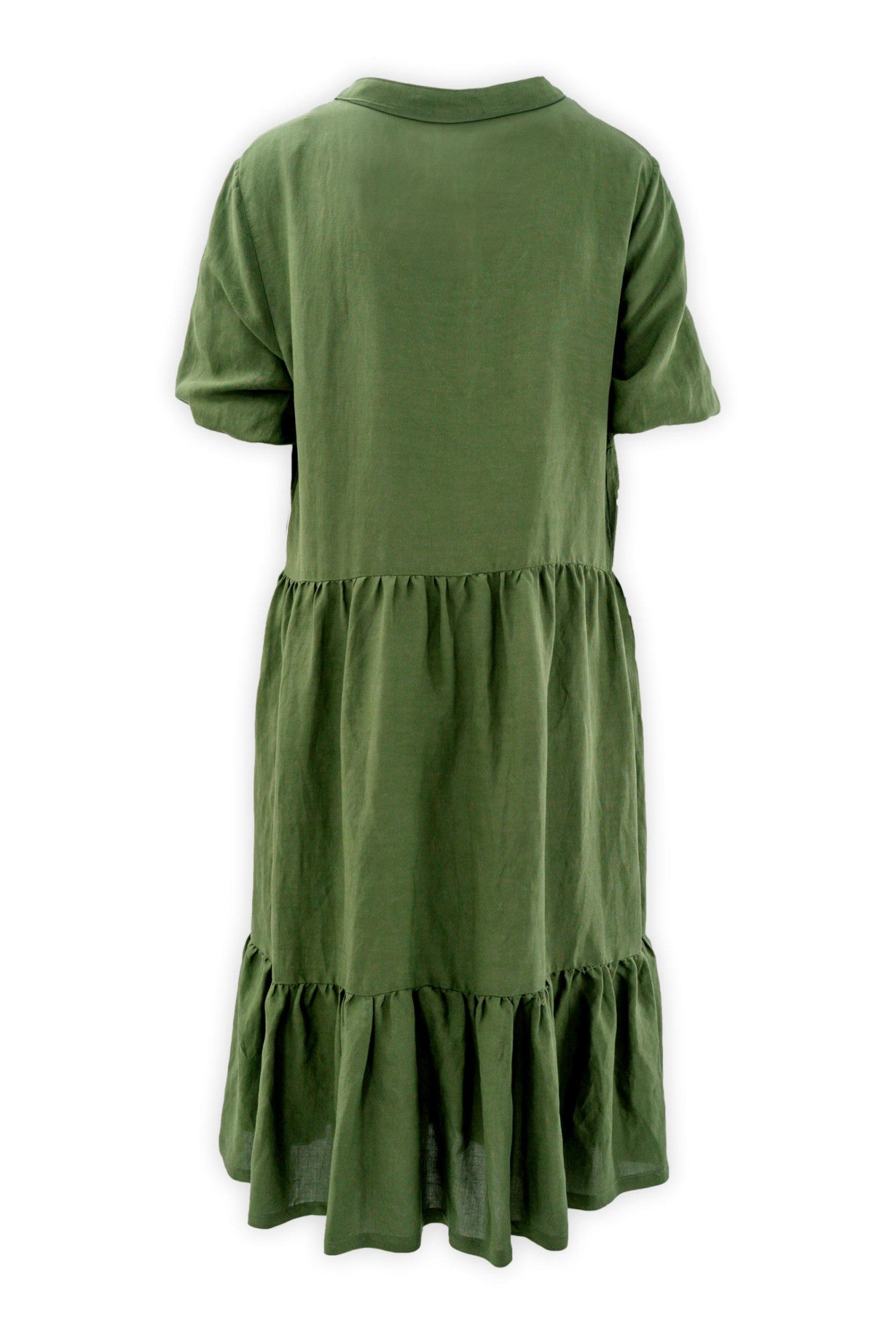 Abito midi con balze