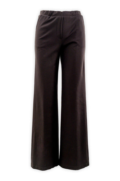 Palazzo trousers in Milanese stitch