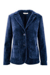 Blazer effetto velluto monopetto