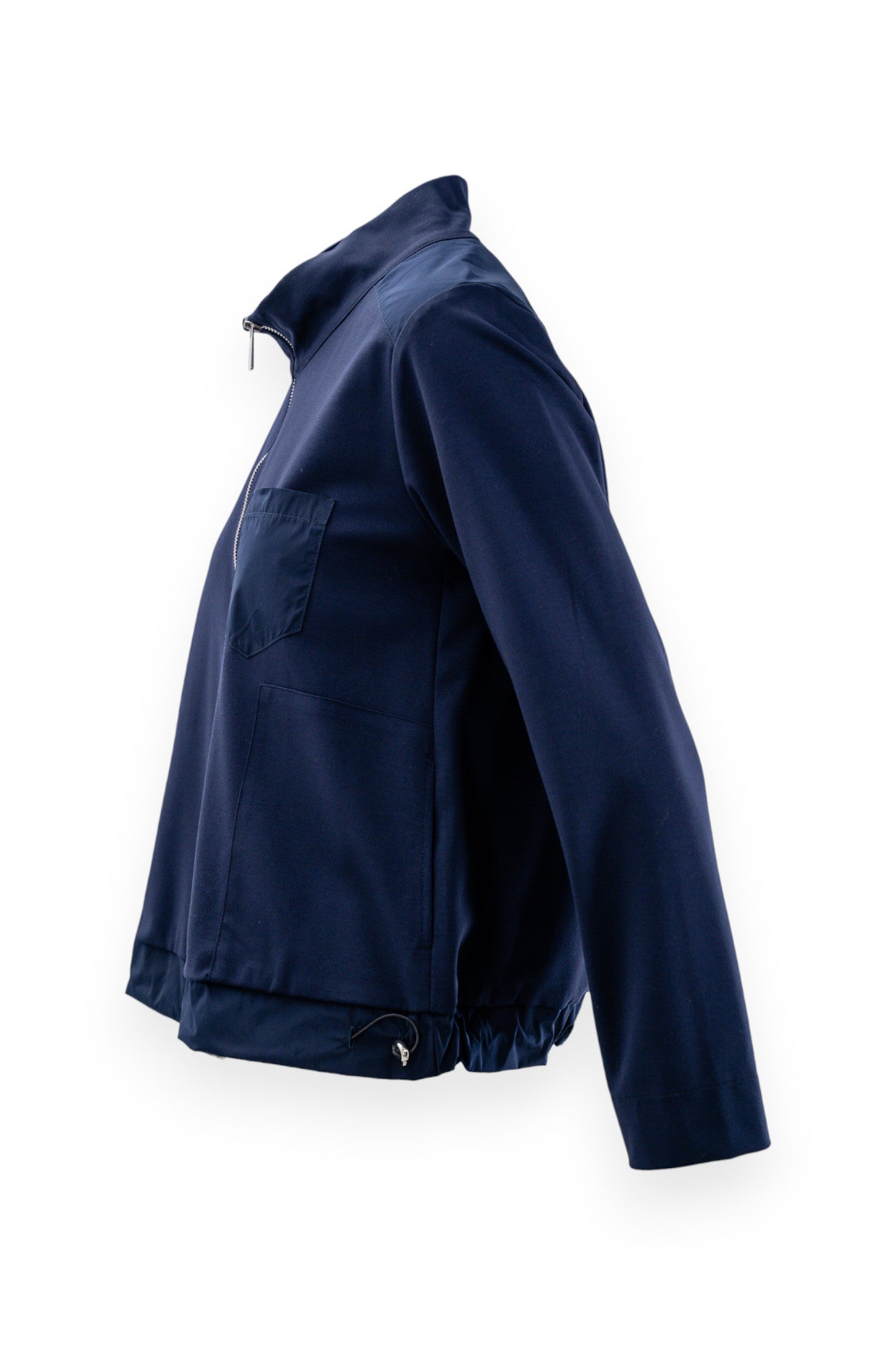 Felpa zip elegante in punto Milano