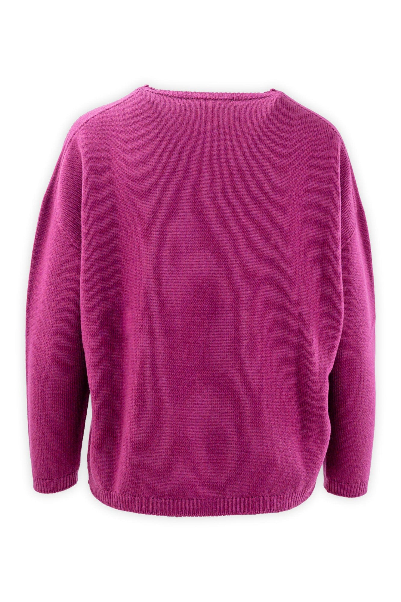 Maglia girocollo in pura lana