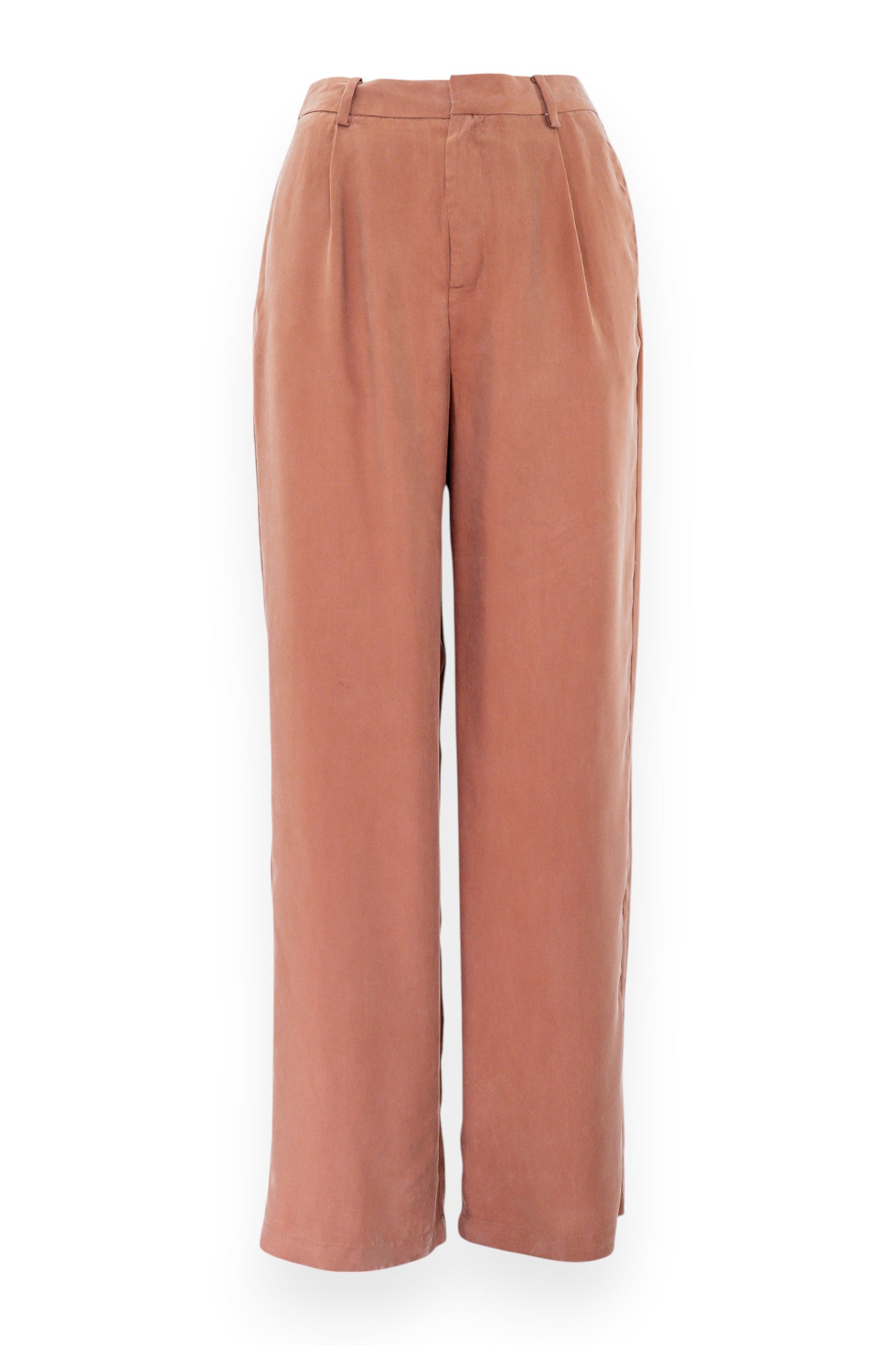 Pantalone a palazzo con dettagli sartoriali
