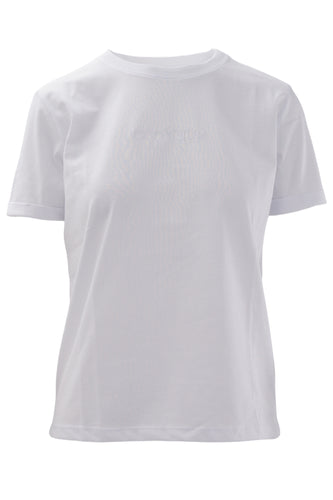 T-shirt in puro cotone ricamo coutique