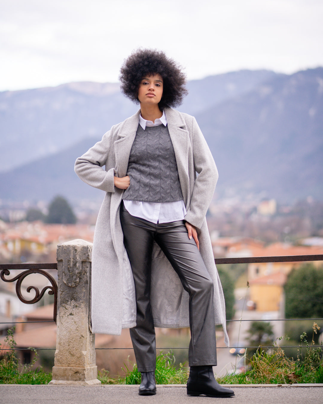 Cappotto vestaglia lungo