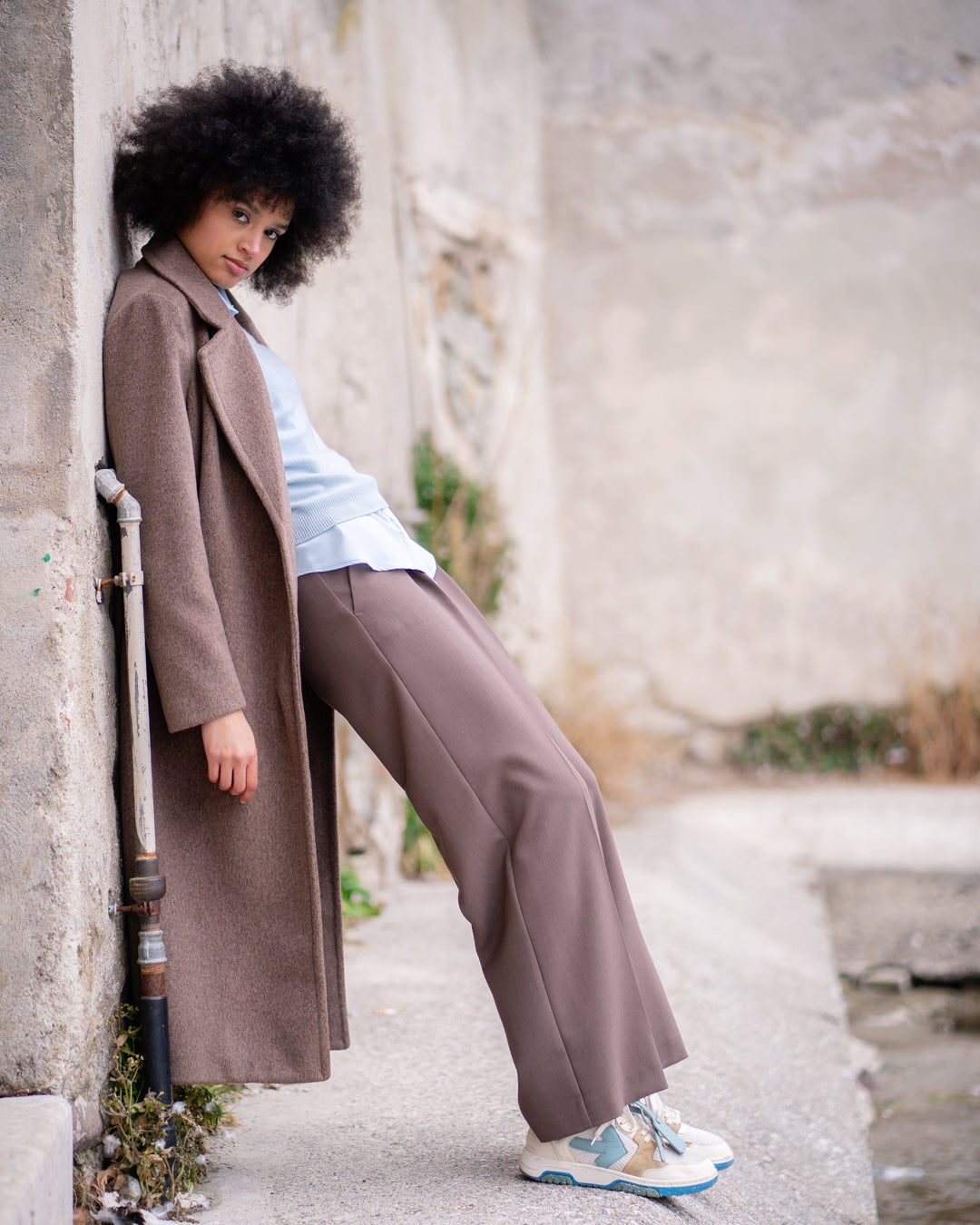 Elegant Shirt with High Cuffs