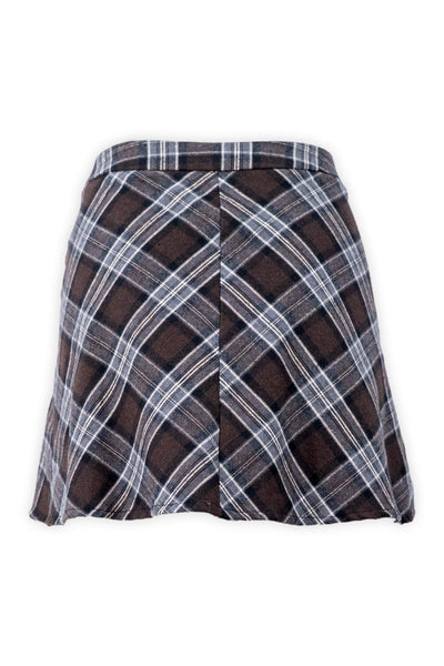 Checkered Mini Skirt