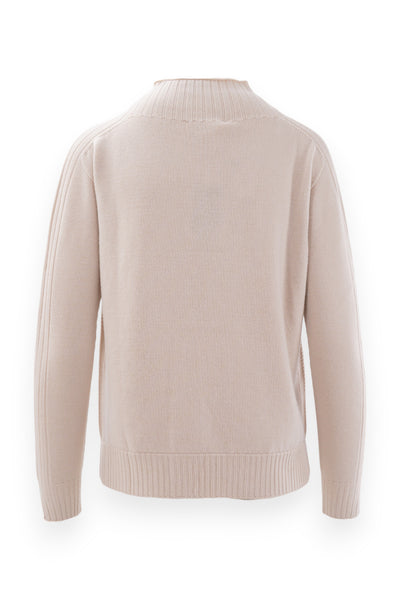 Pure wool turtleneck sweater