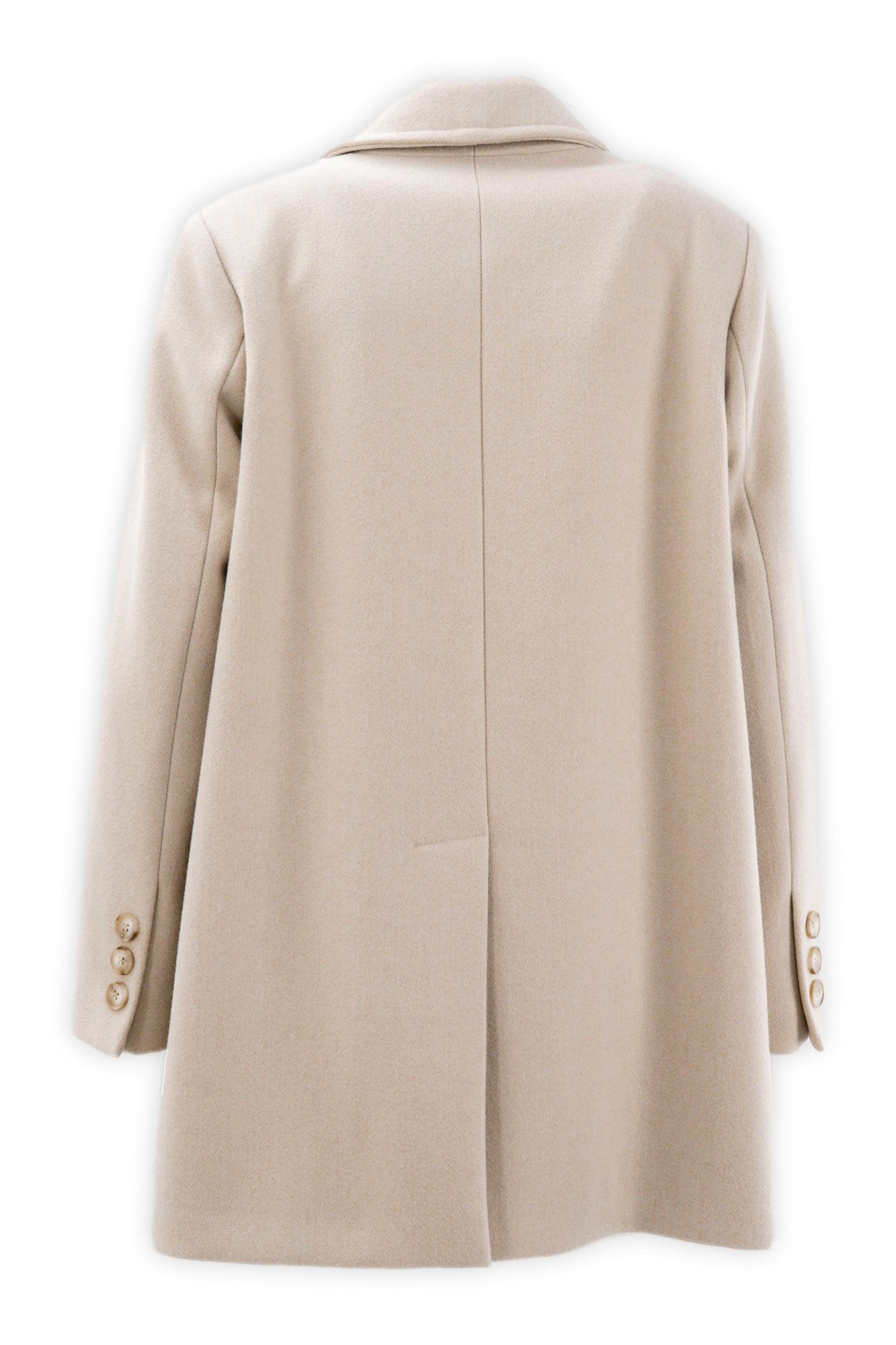 Cappotto midi doppiopetto foderato