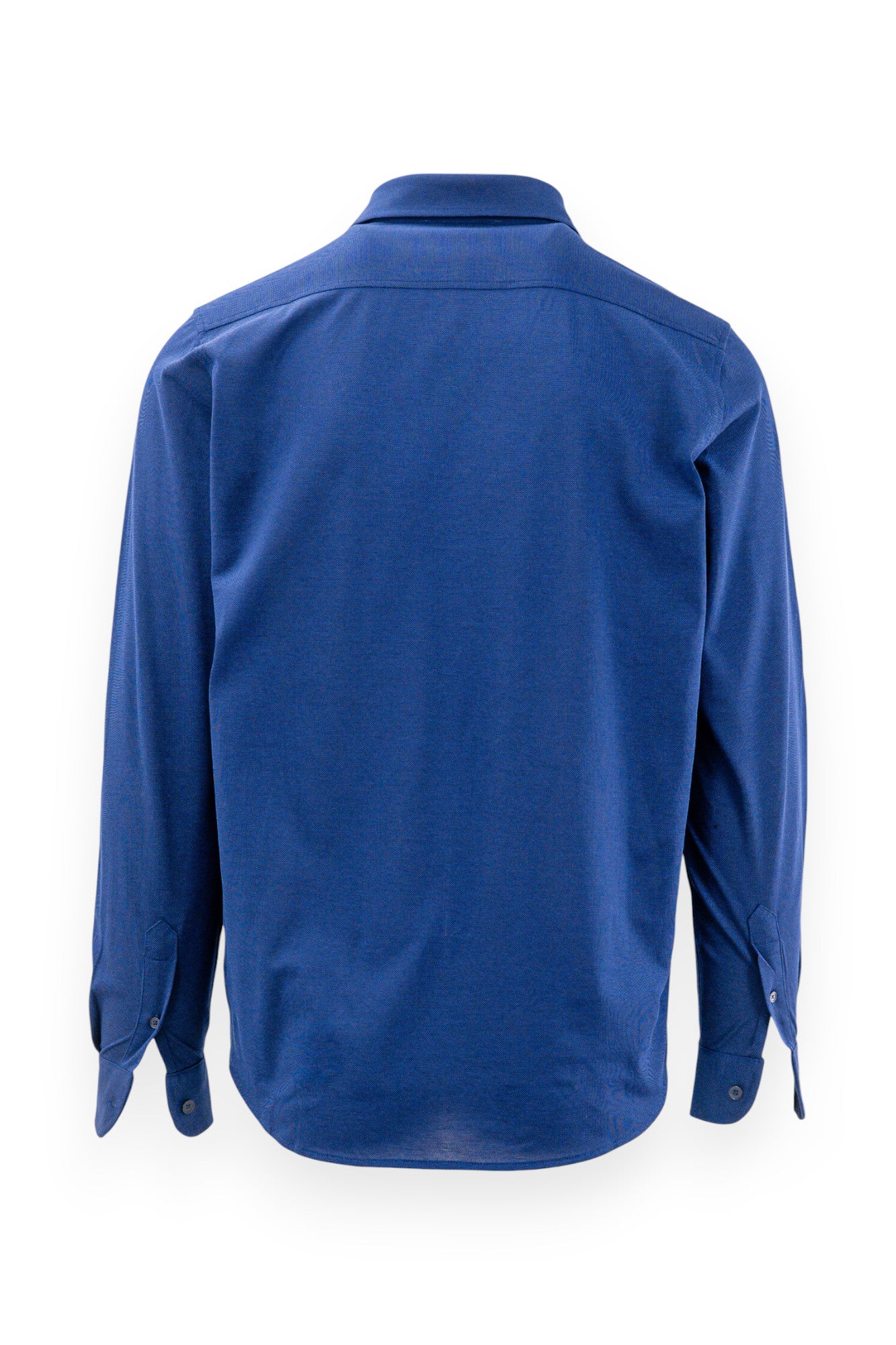 Polo camicia a manica lunga in filo di Scozia