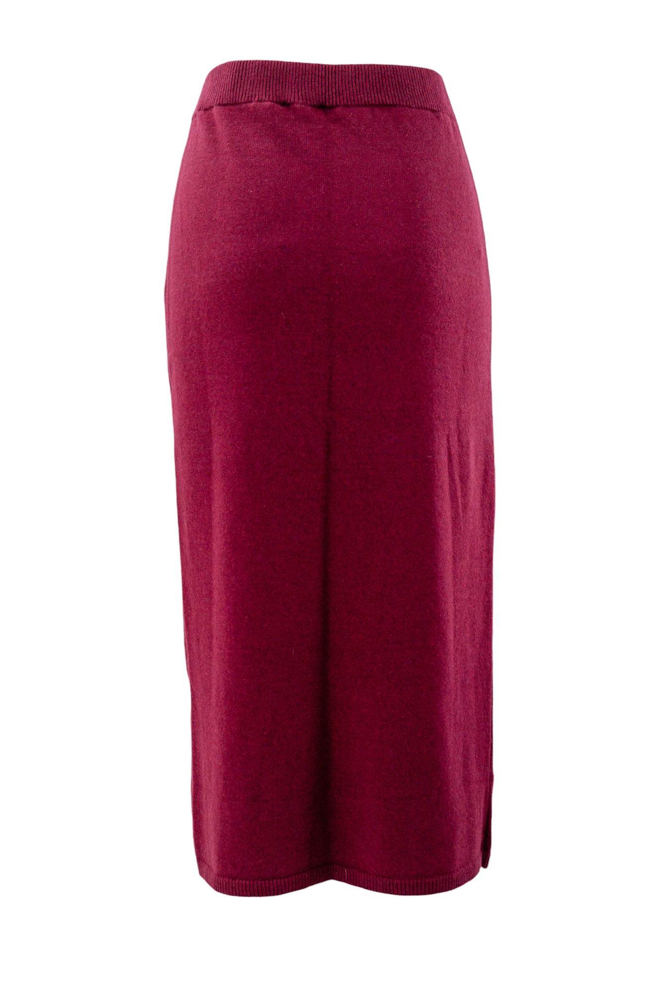 Longuette skirt with cashmere