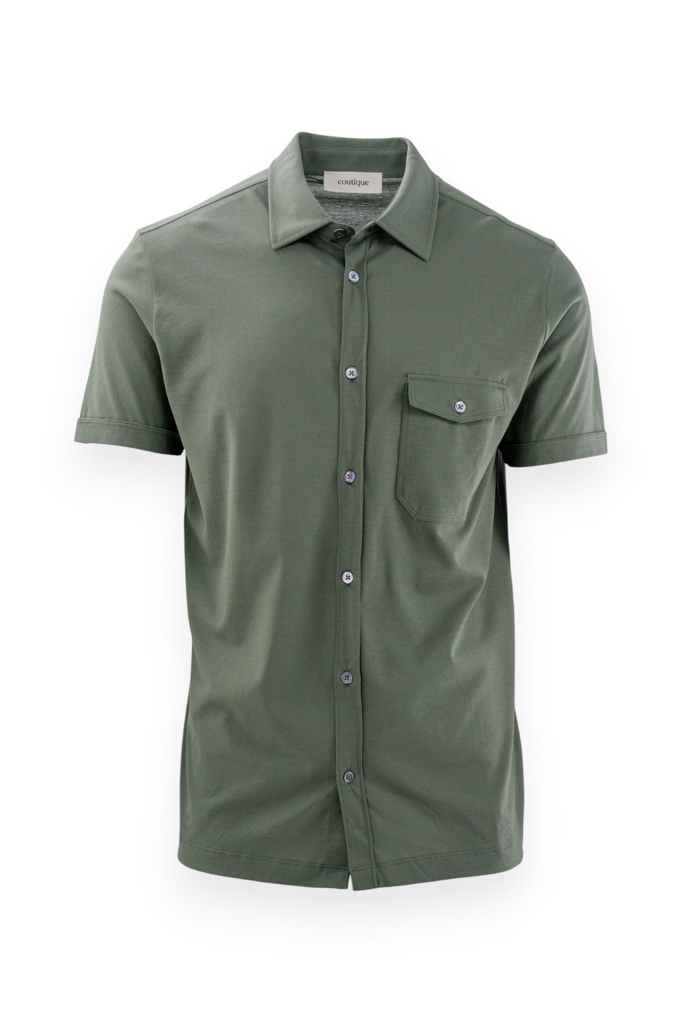 Polo camicia in puro filo di Scozia