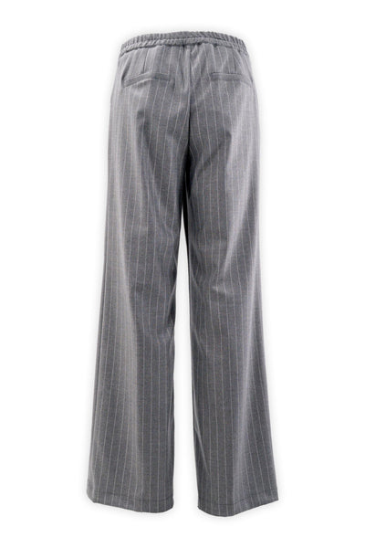 Pinstriped palazzo trousers
