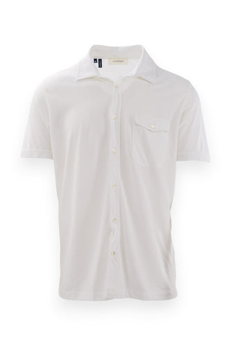 Polo camicia in puro filo di Scozia