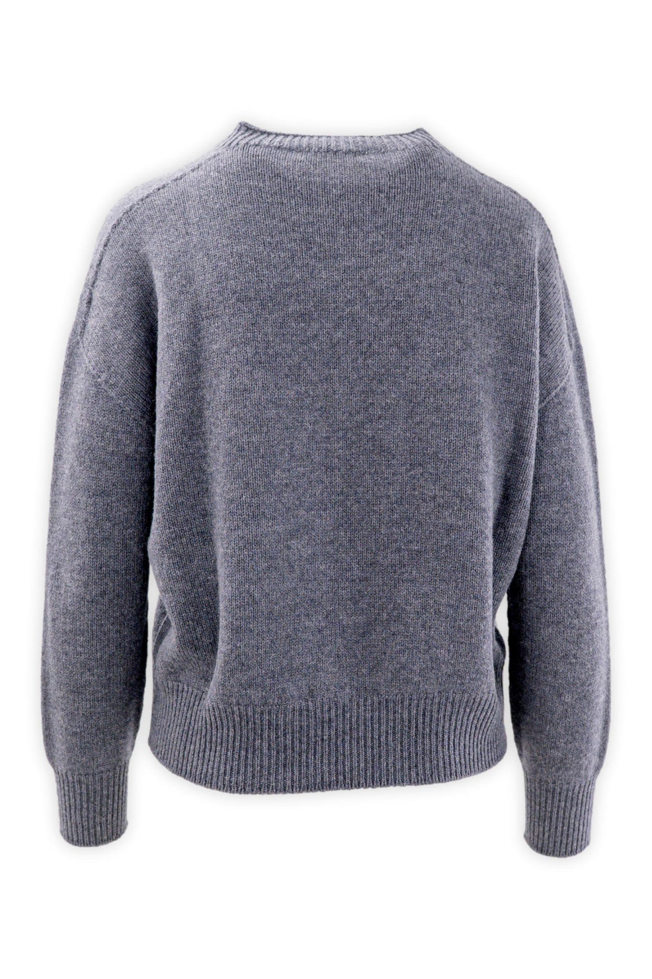 Girocollo in lana e cashmere finezza tre fili