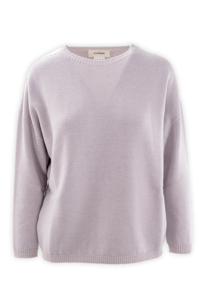 Pure wool crew neck sweater