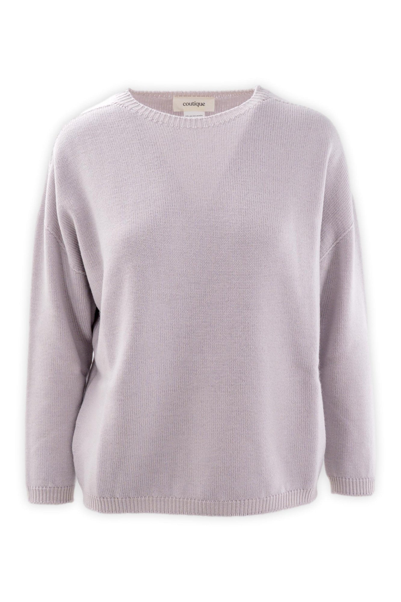 Maglia girocollo in pura lana