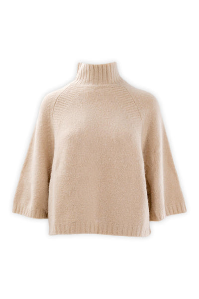 Alpaca crater neck cape