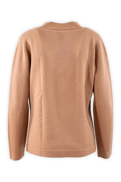 Cardigan con tasche e revers