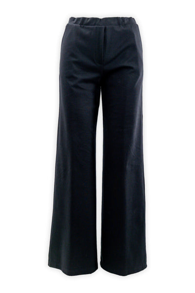 Palazzo trousers in Milanese stitch