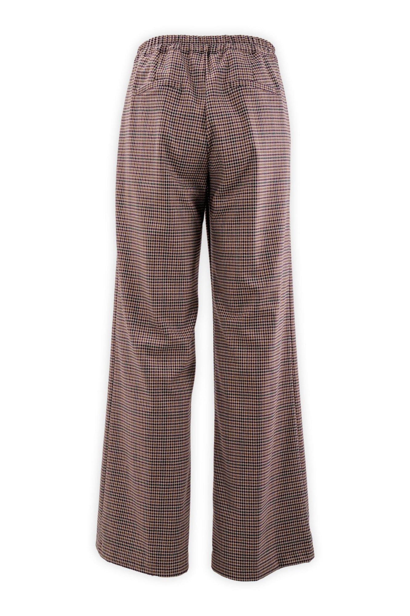 Pantalone a palazzo pied de poule