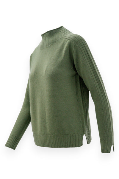 Pure wool turtleneck sweater