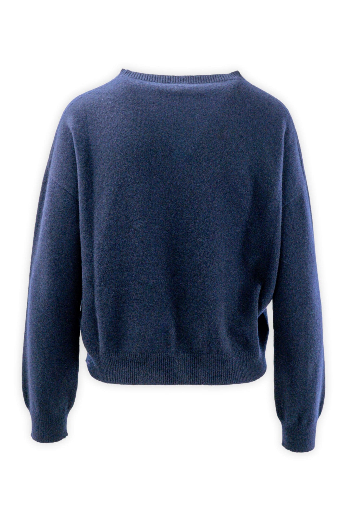 Girocollo in puro cashmere cropped