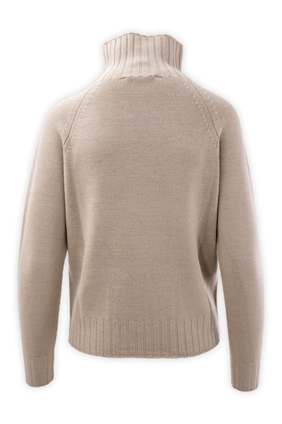 Pure merino wool crater collar