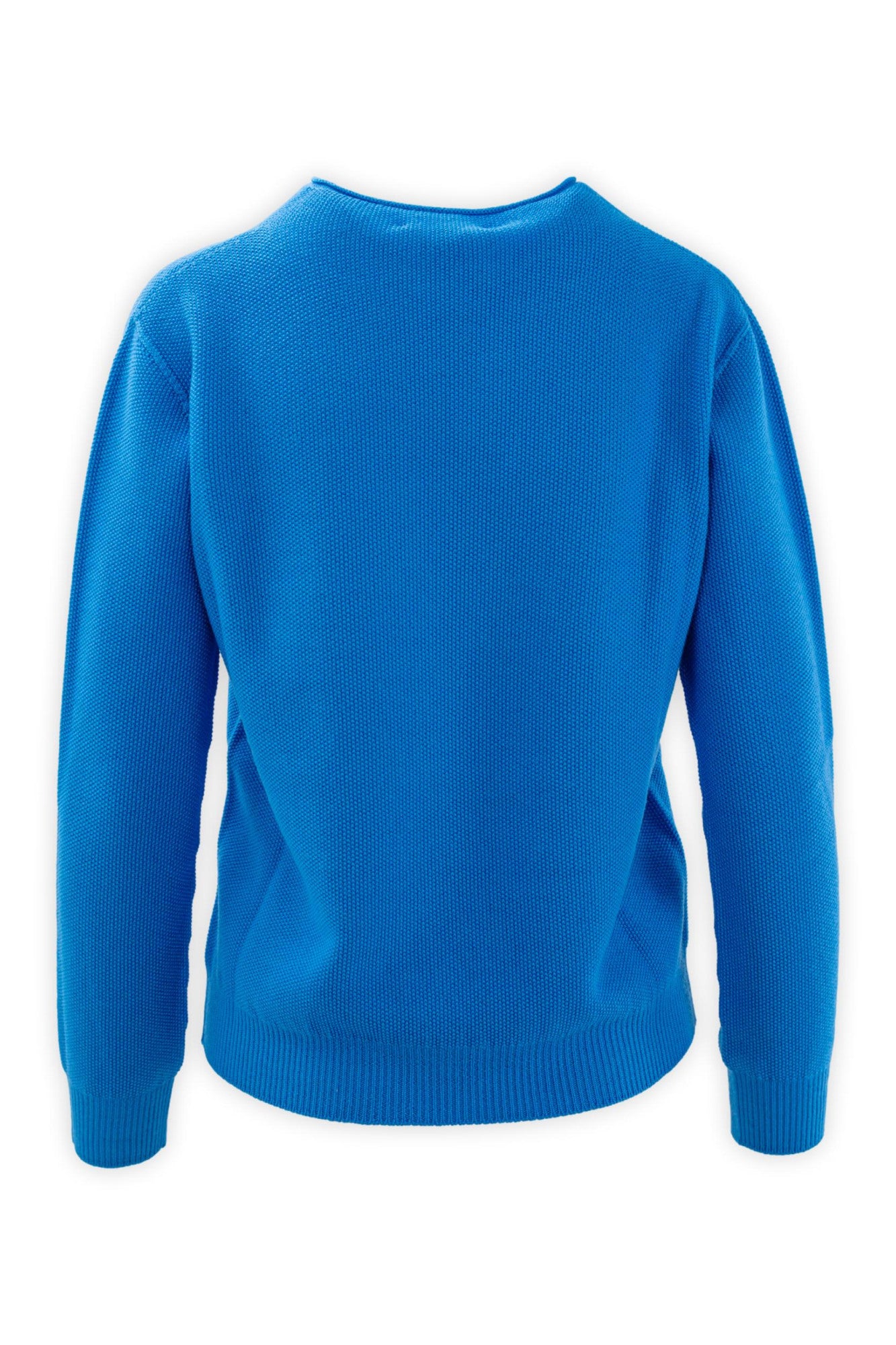 Maglia girocollo in lavorazione riso