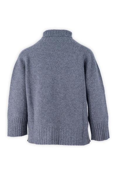 Crater Neck in Pure Cashmere