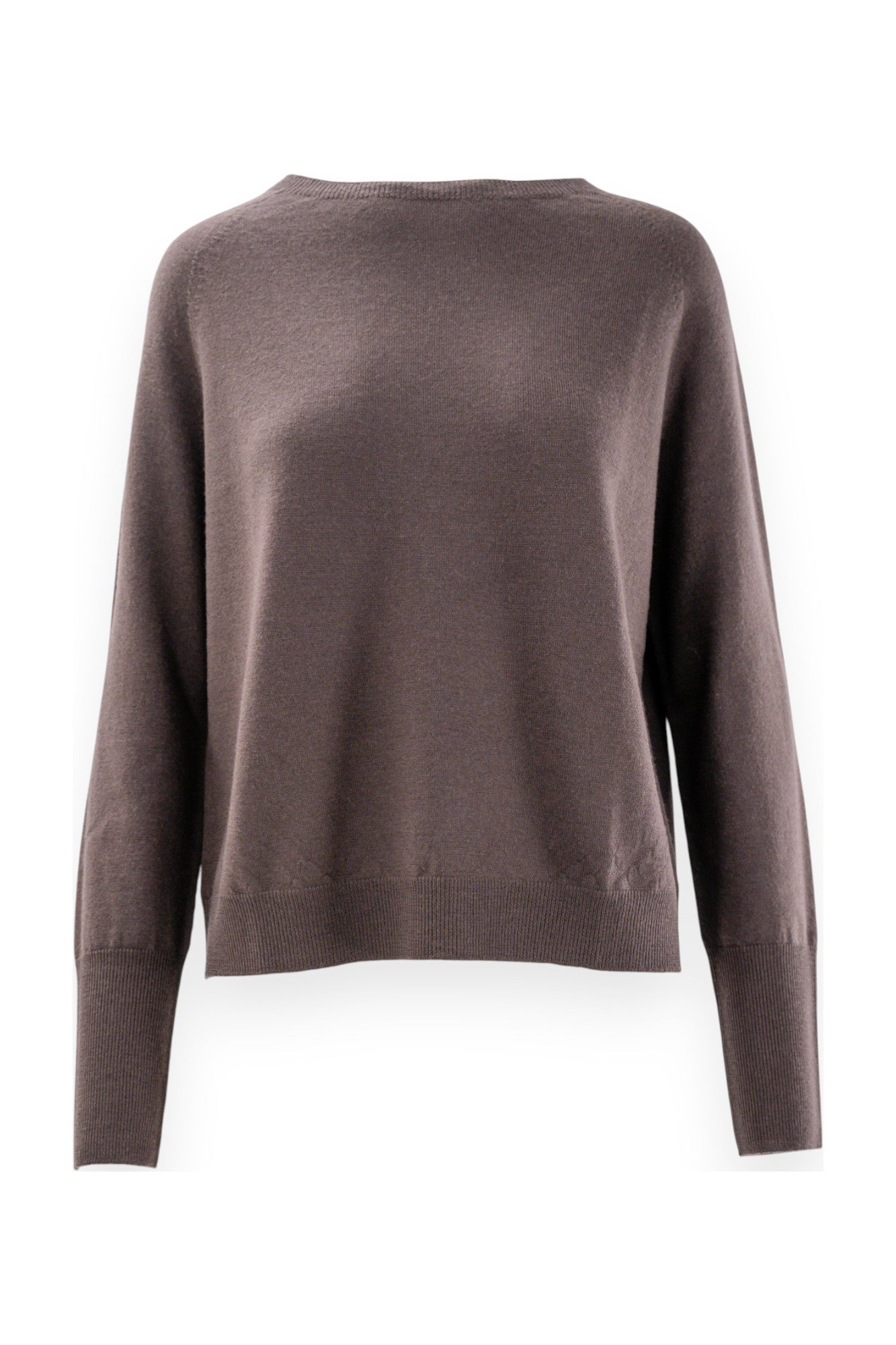 Maglia basica con dettaglio alto posino a costine