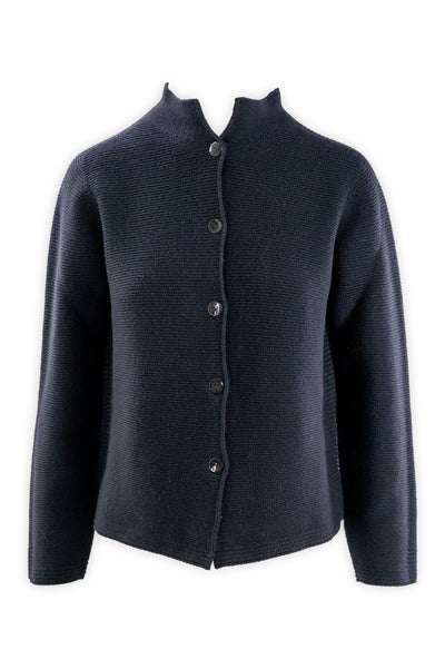 Links jacket with raised collar