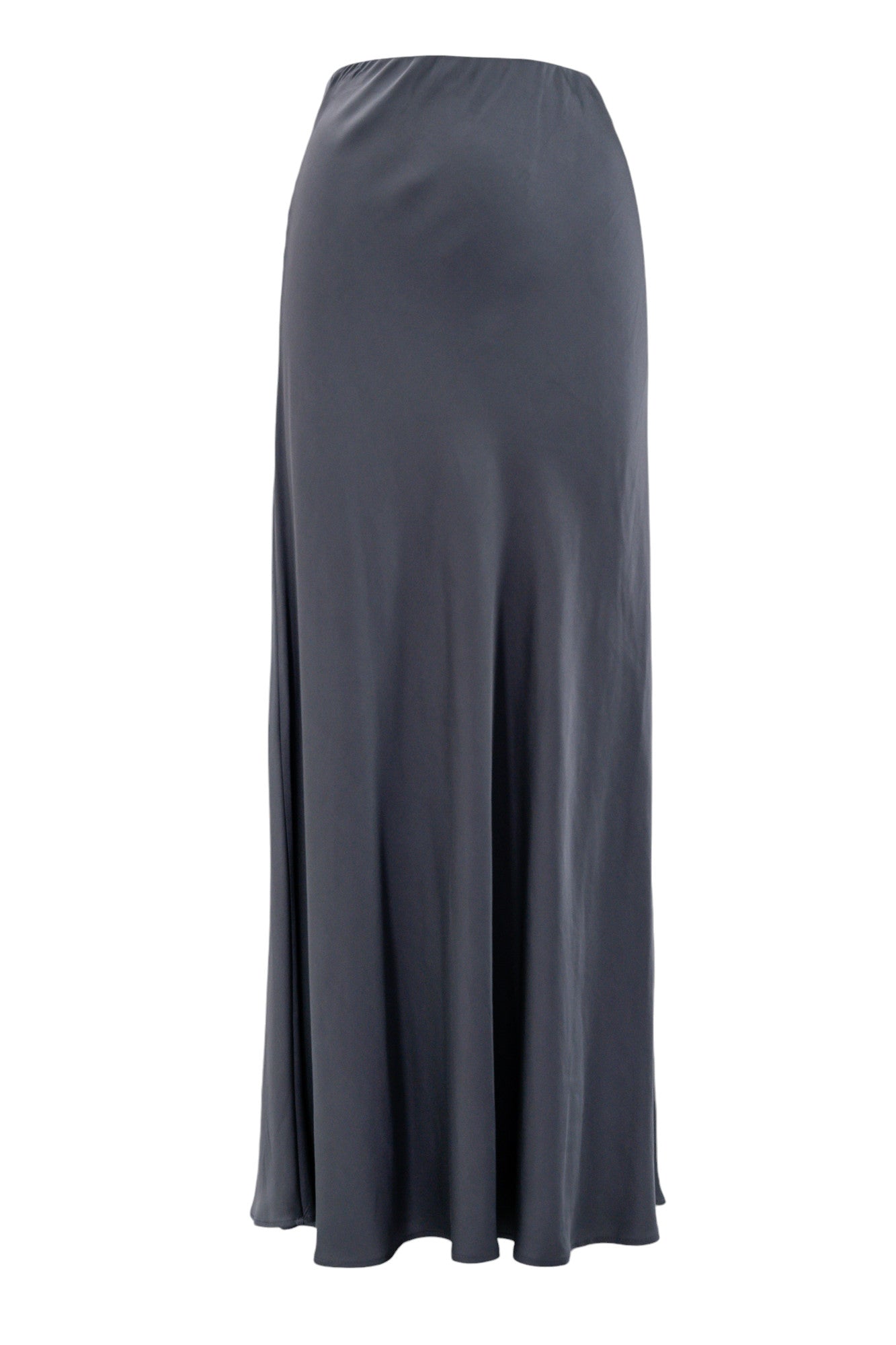 Long skirt in satin viscose