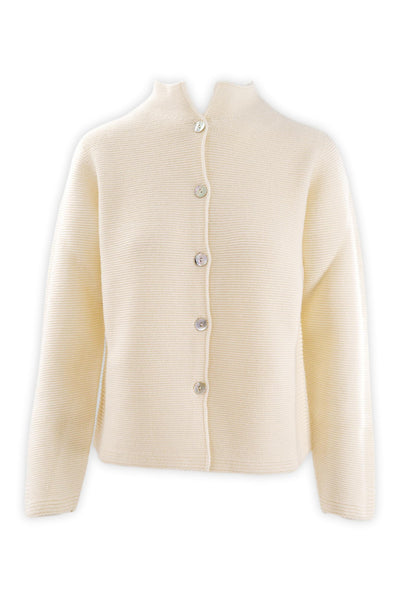 Links jacket with raised collar