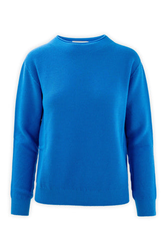 Maglia girocollo in lavorazione riso