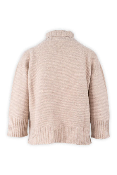 Crater Neck in Pure Cashmere
