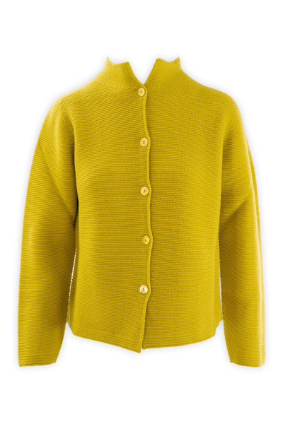 Links jacket with raised collar