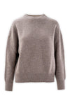 Girocollo in lana e cashmere finezza tre fili