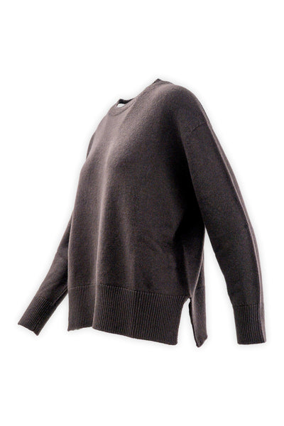 Crewneck in soft wool and cashmere