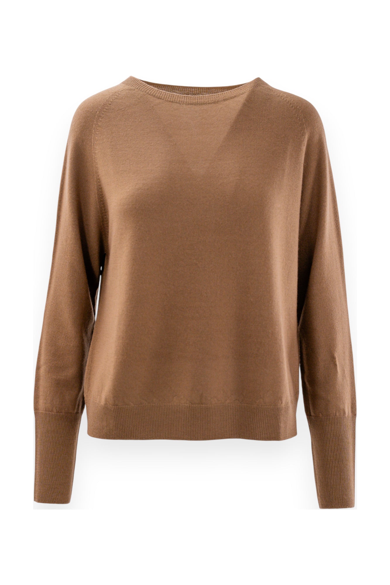 Maglia basica con dettaglio alto posino a costine