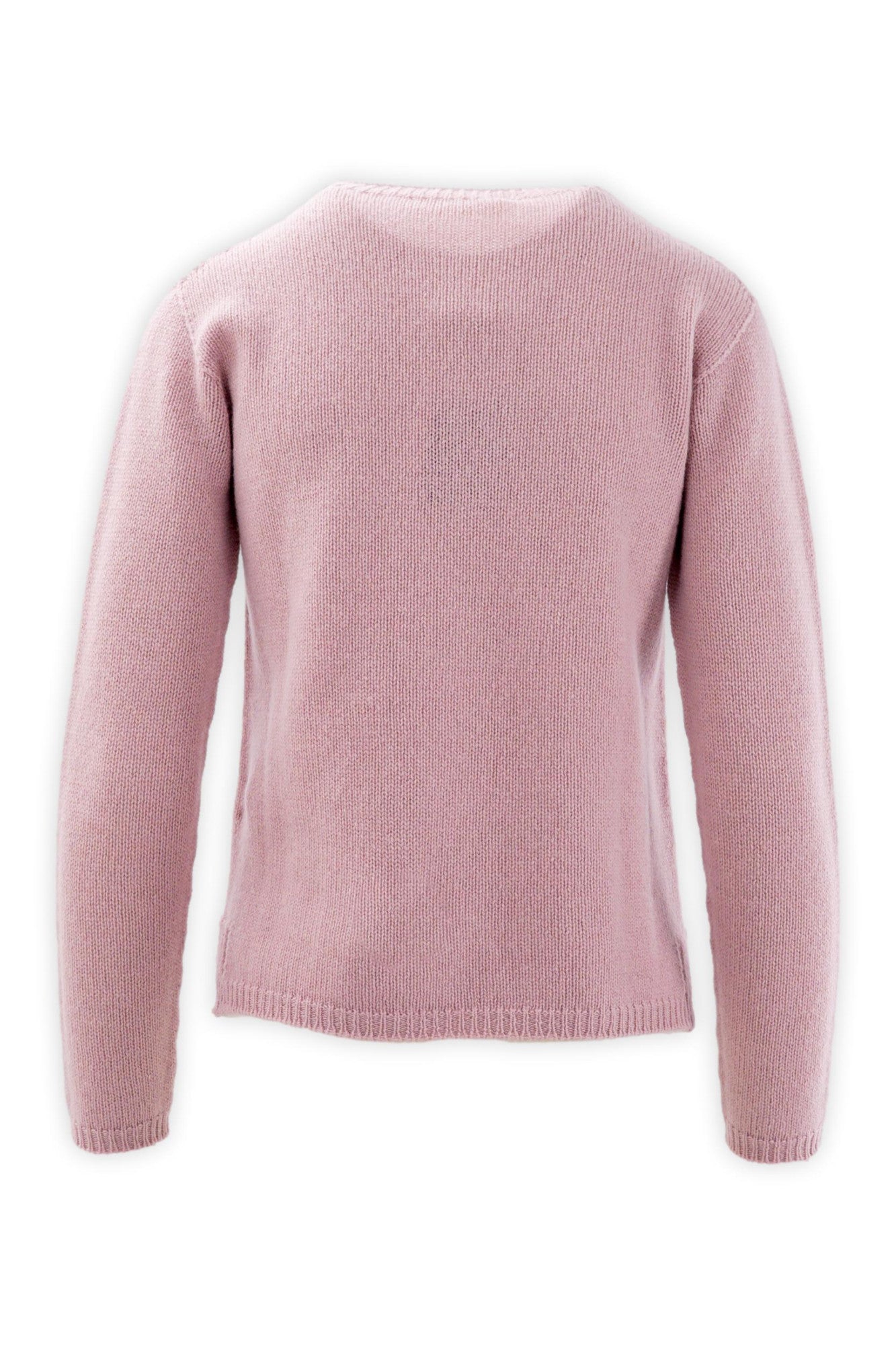 Girocollo in lana e cashmere con vestibilità asciutta