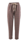 Pantalone con coulisse e risvolto