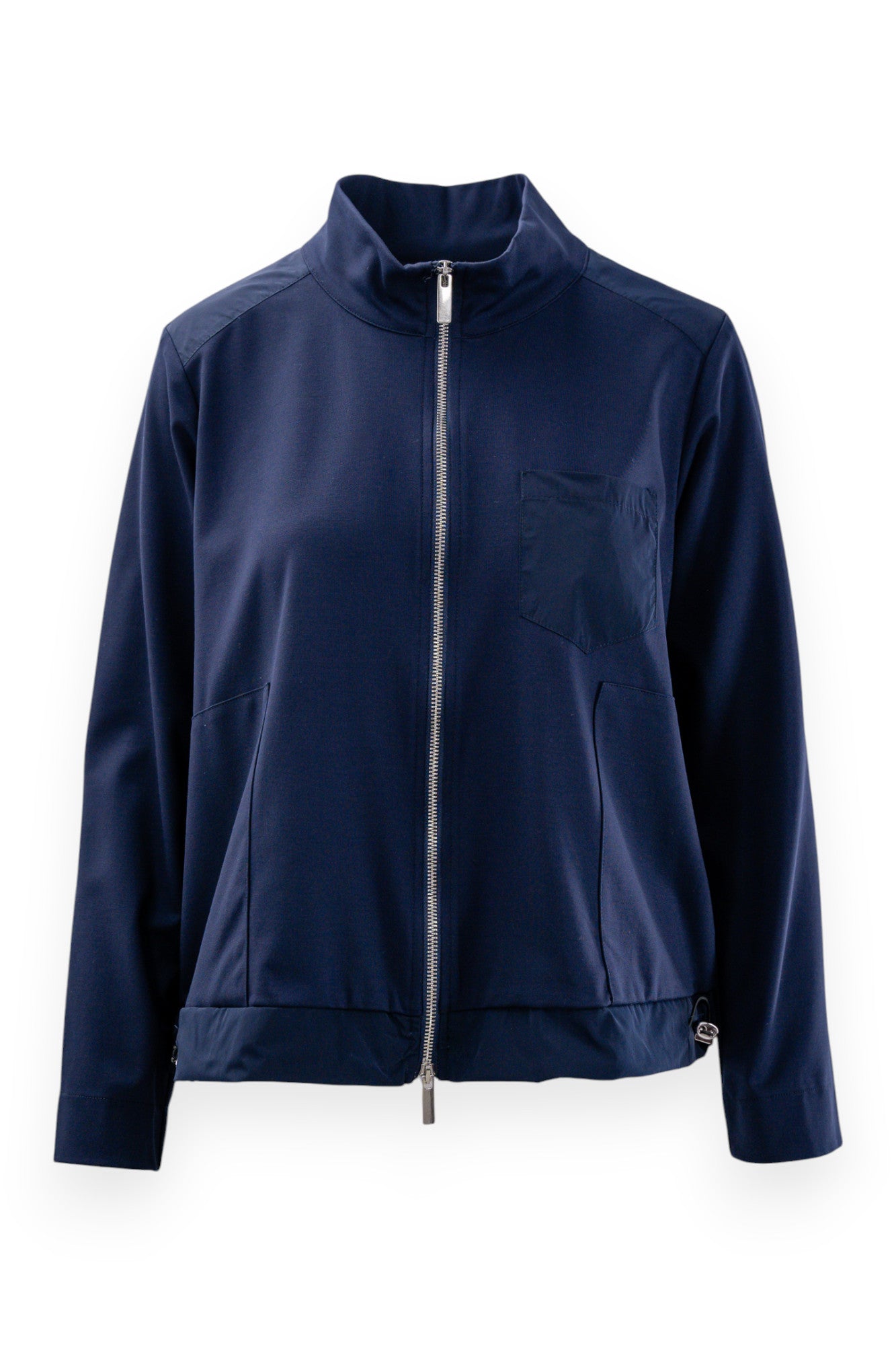 Felpa zip elegante in punto Milano
