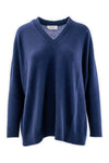 Scollo a V in lana e cashmere linea morbida