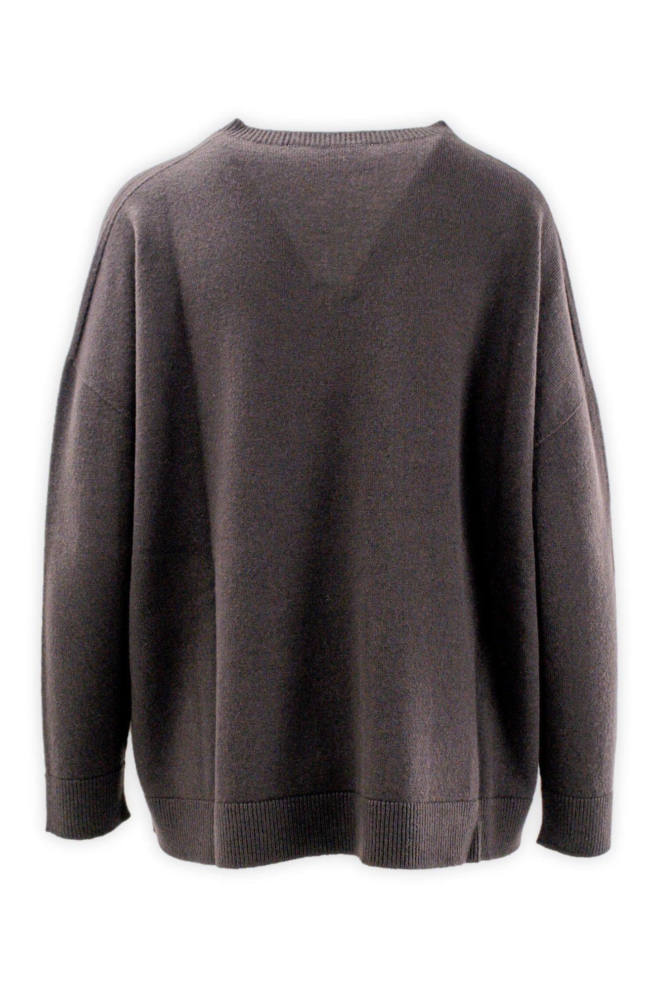Girocollo over in lana e cashmere