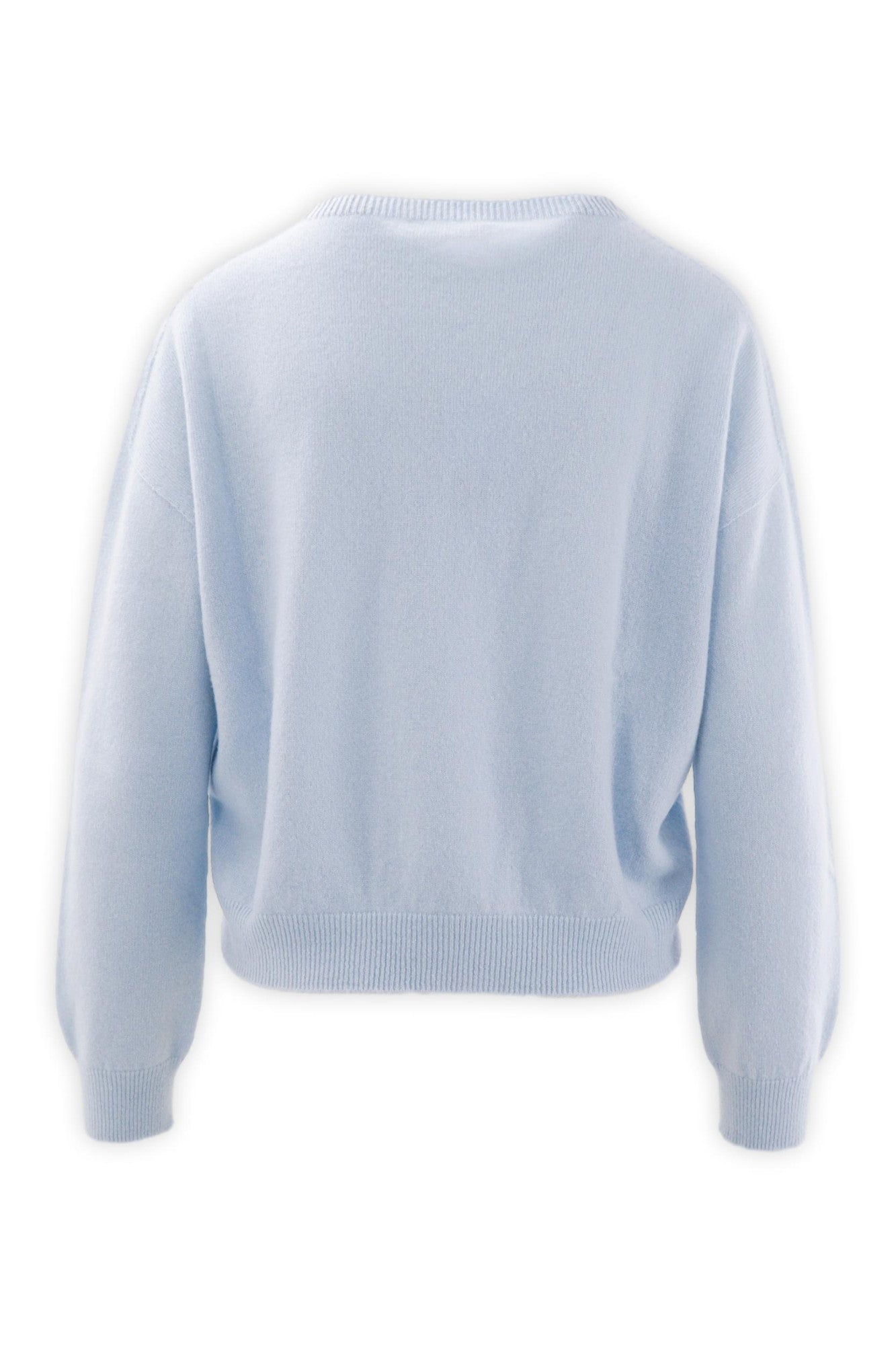 Girocollo in puro cashmere cropped
