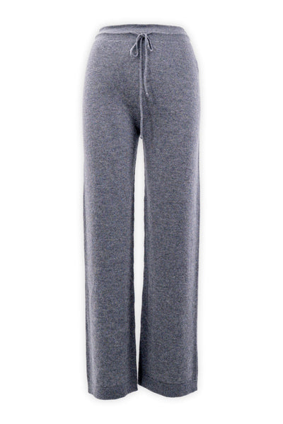 Palazzo trousers with elastic and drawstring