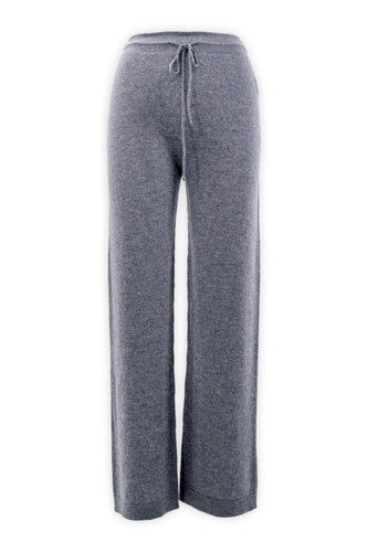 Pantalone palazzo con elastico e cordino