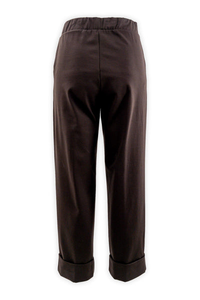 Palazzo trousers in Milanese stitch
