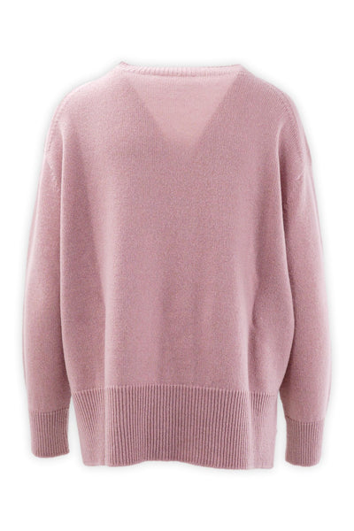 Crewneck in soft wool and cashmere
