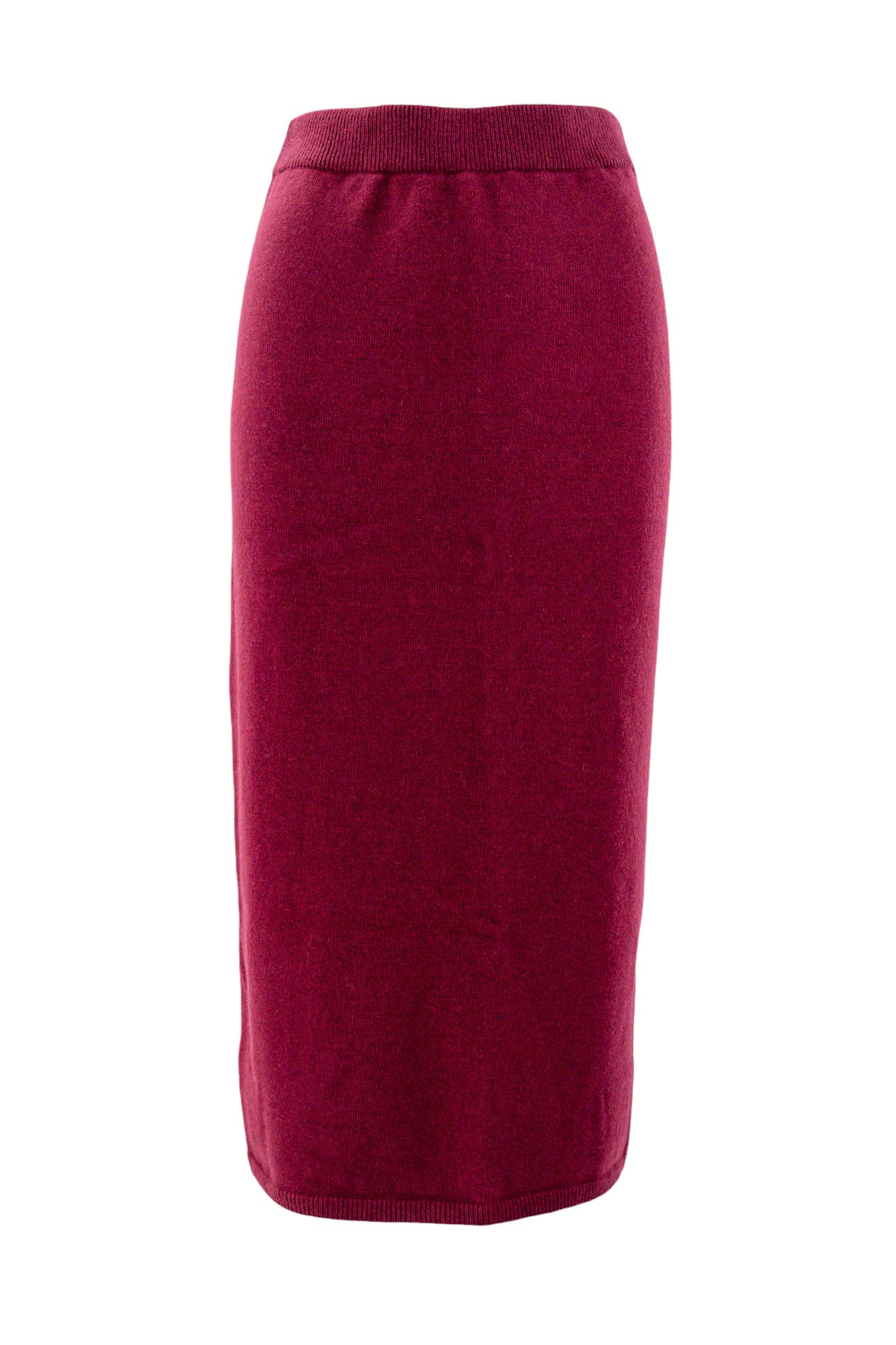 Longuette skirt with cashmere